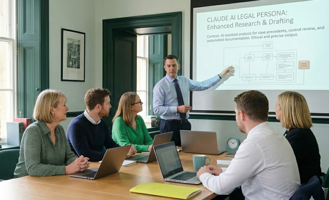 Claude in a UK law firm blog